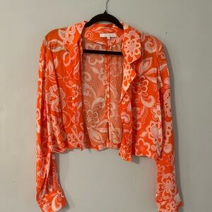 Long Sleeve Floral Blouse